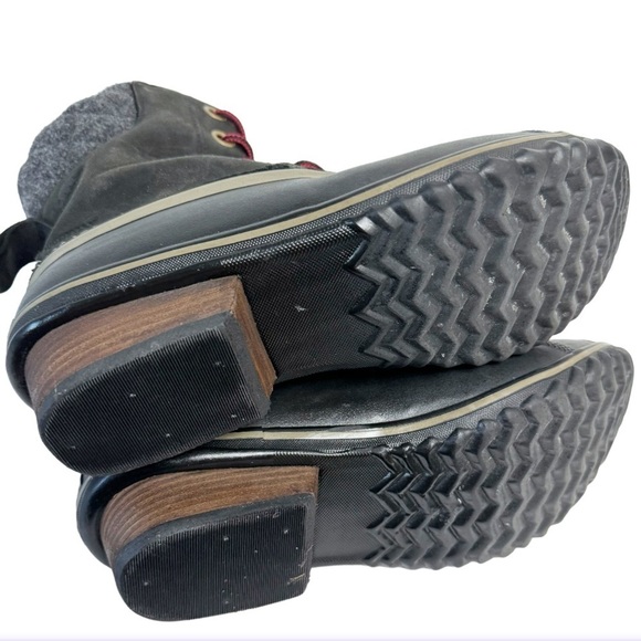 Sorel Slimpack II Lace up Snow-boots Black Size 8.5 - Picture 10 of 15